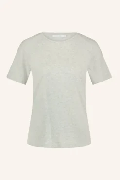 By bar Tops & Shirts*holy logo top | light grey melee