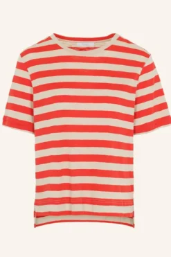 By bar Tops & Shirts*hope big stripe top | poppy red