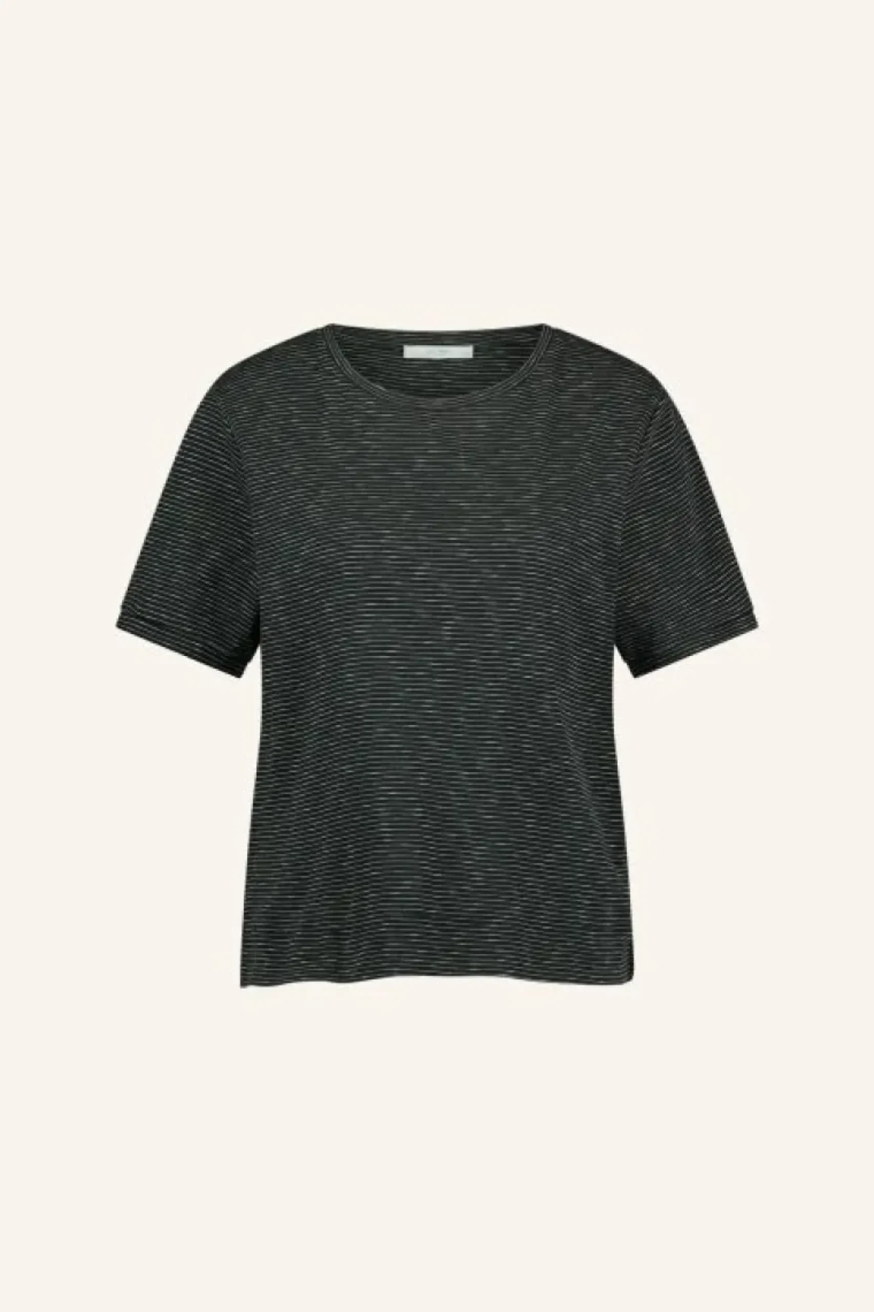 By bar Tops & Shirts*hope thin stripe top | jet black