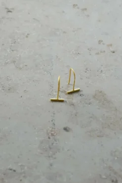 By bar Oorbellen|Sieraden*isa earring | gold