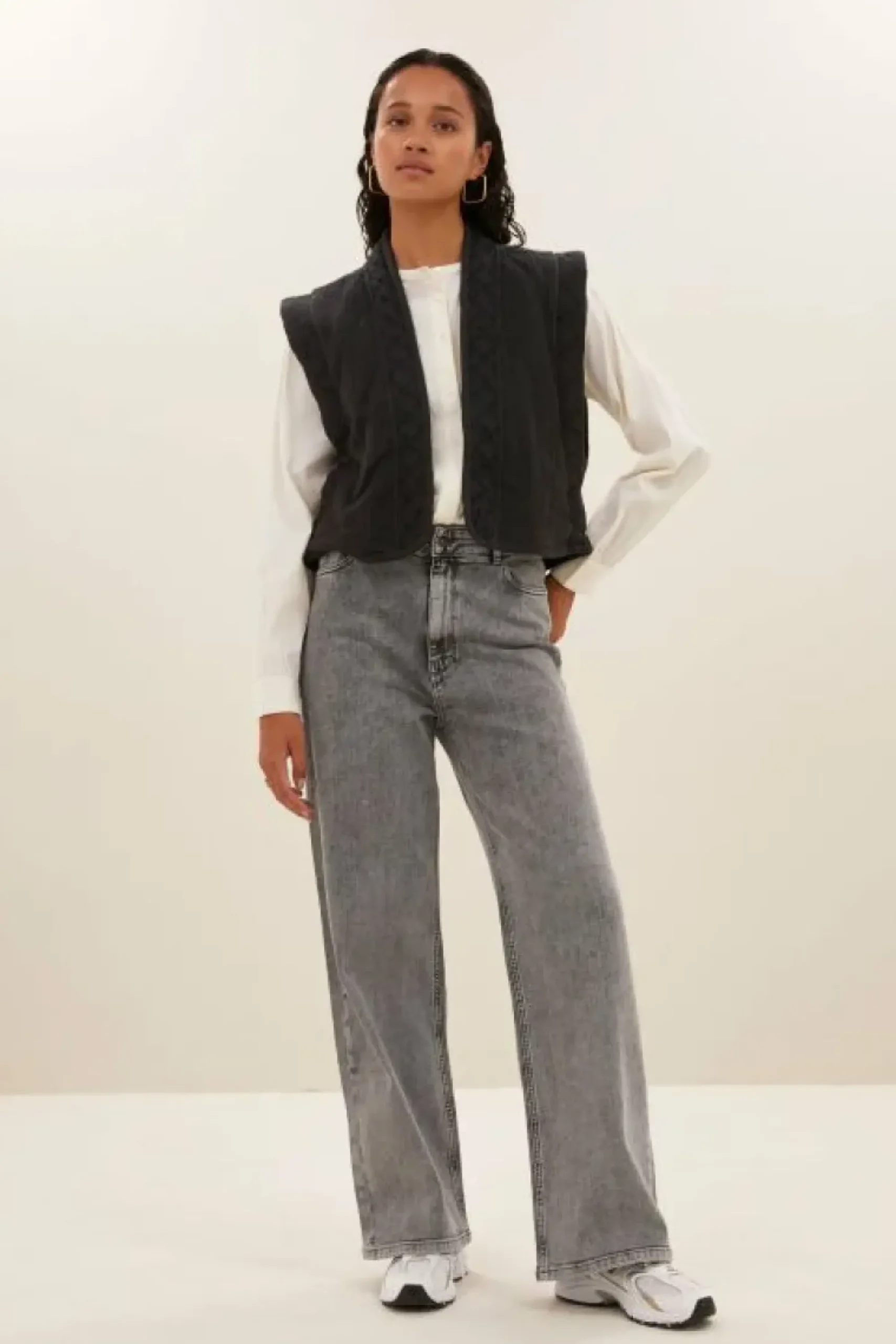 By bar Gilets & Spencers|Jassen*isla embroidery jacket | jet black