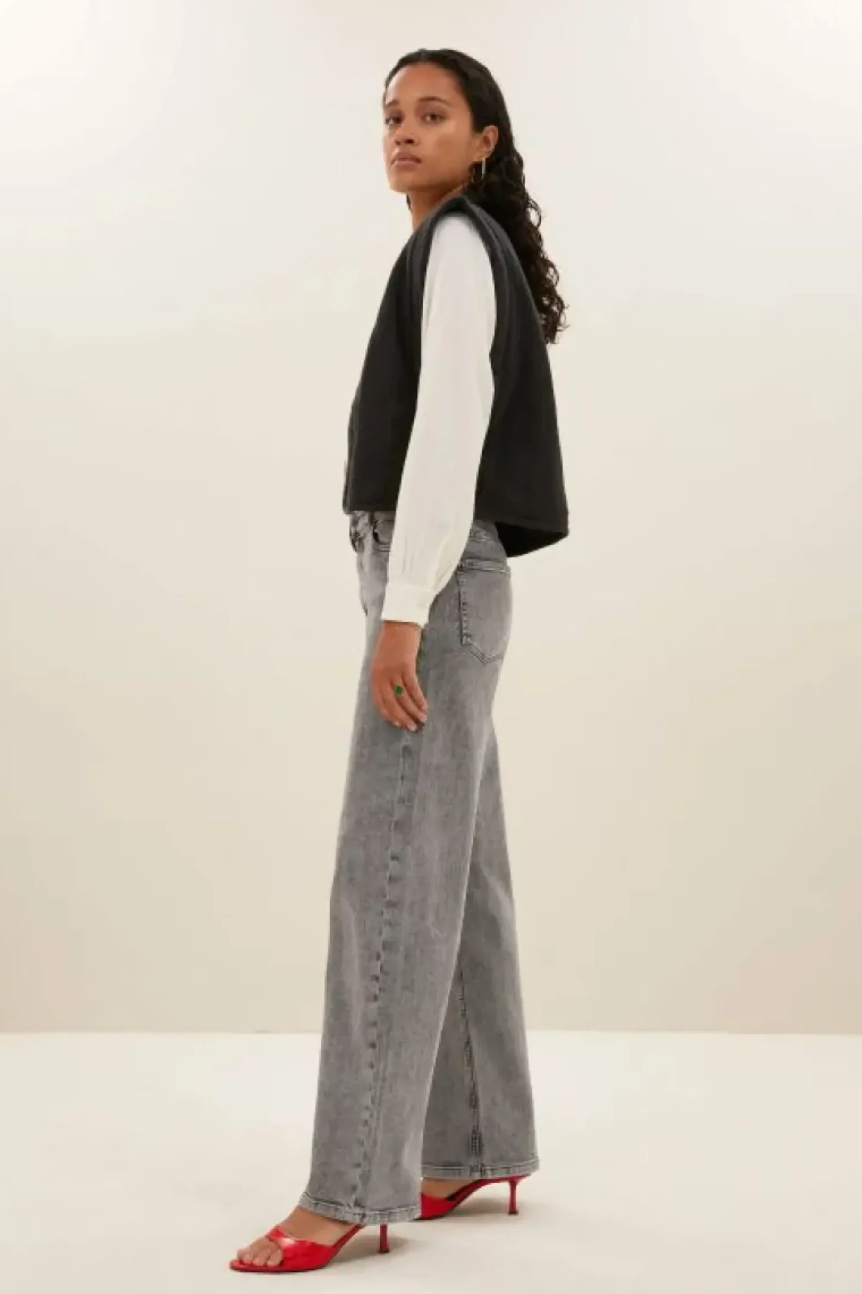 By bar Gilets & Spencers|Jassen*isla embroidery jacket | jet black