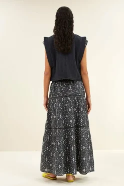 By bar Gilets & Spencers|Jassen*isla embroidery jacket | midnight