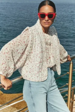 By bar Gilets & Spencers|Jassen*isla flower jacket | little flower print