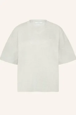 By bar Tops & Shirts*jade logo t shirt | light grey melee