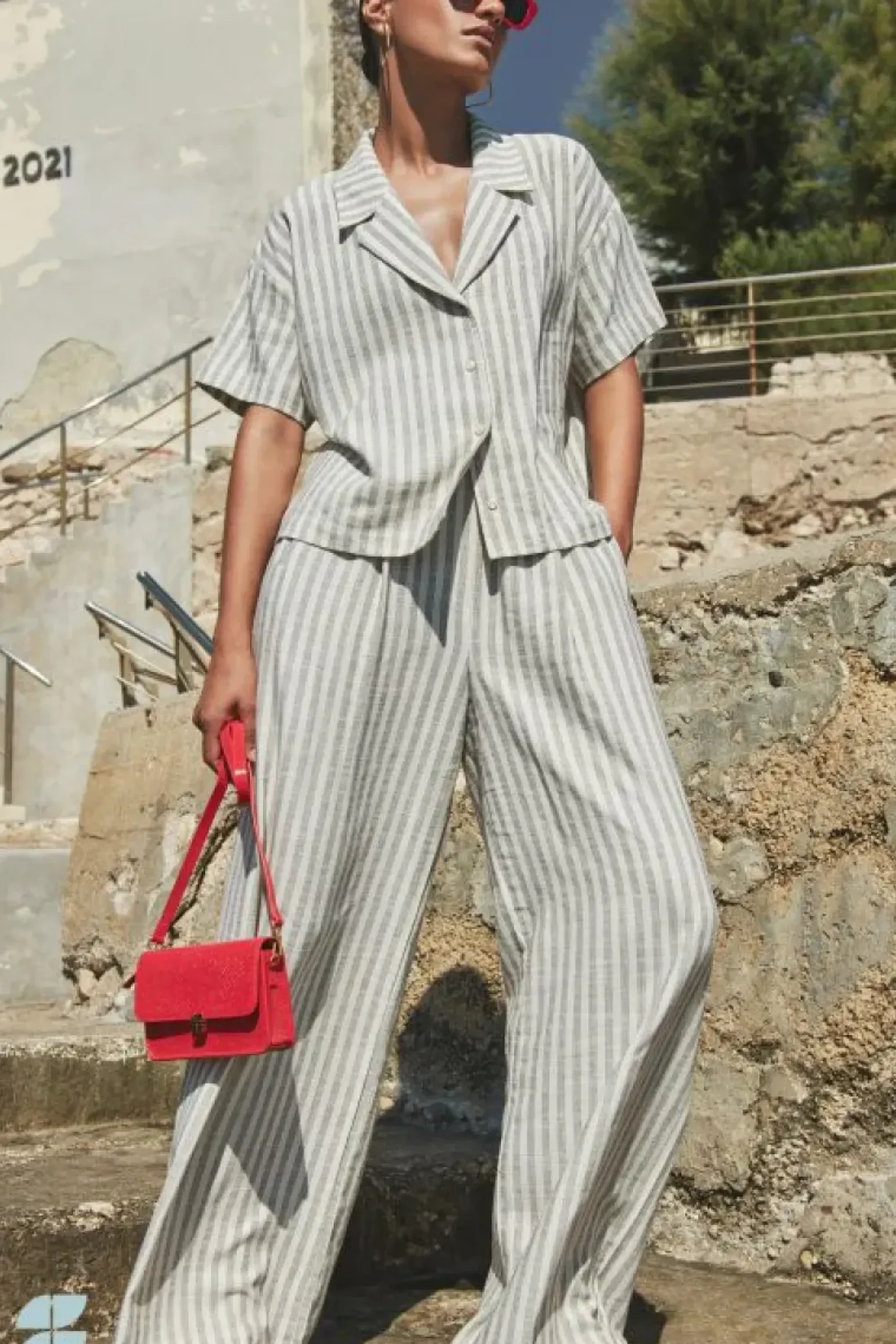 By bar Blouses*jake marine blouse | marine stripe