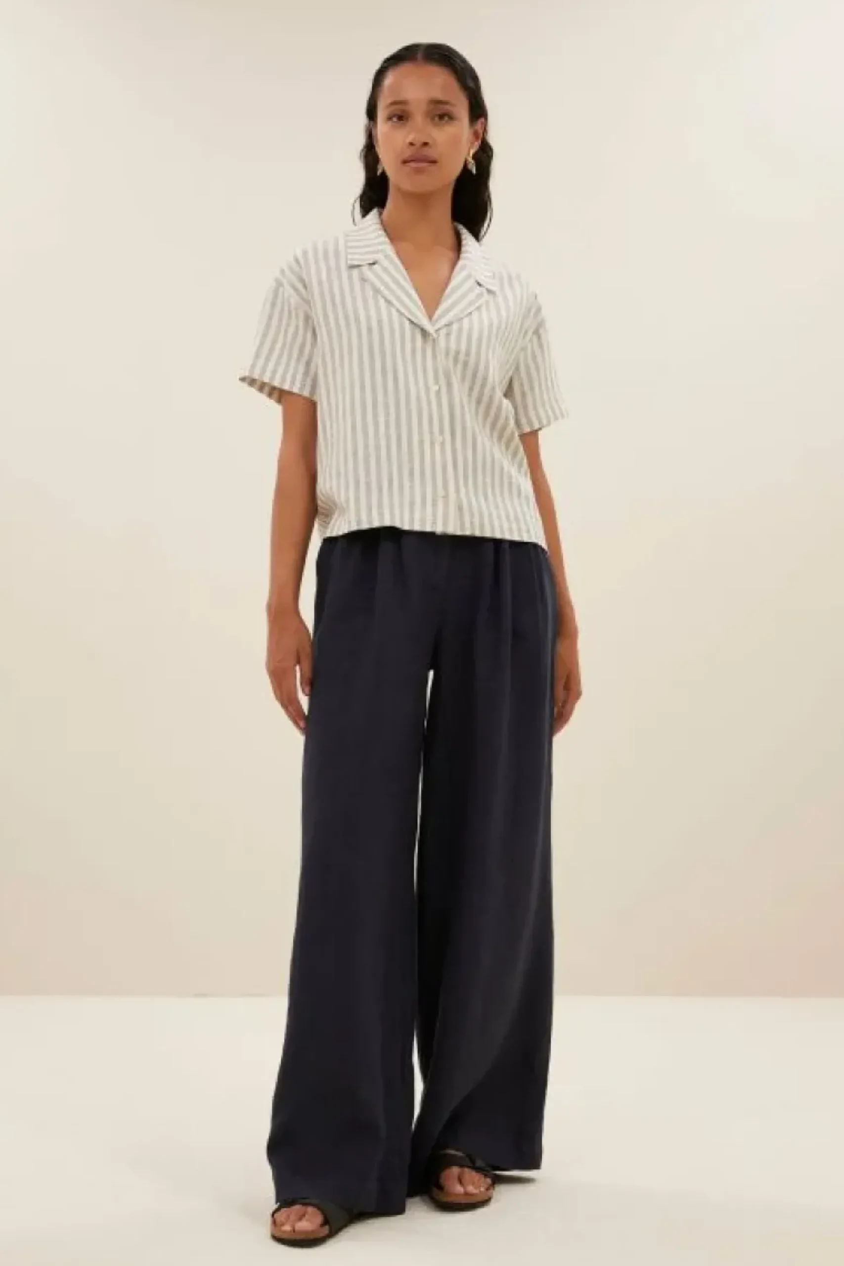 By bar Blouses*jake marine blouse | marine stripe