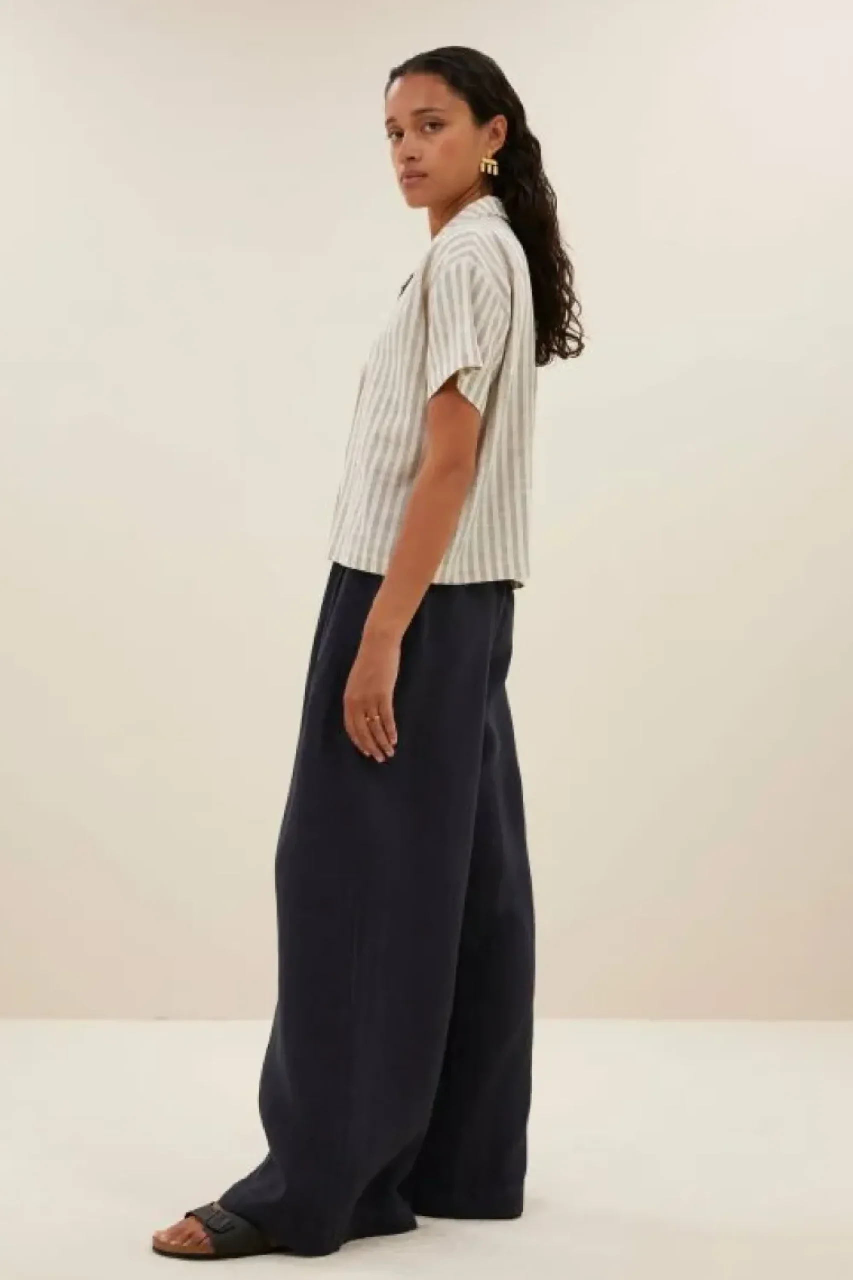 By bar Blouses*jake marine blouse | marine stripe