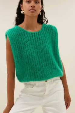 By bar Gilets & Spencers|Truien*james spencer | bright green