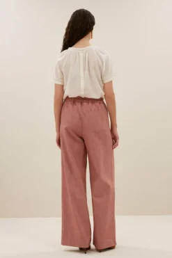 By bar Broeken*jaxx twill pants | old pink