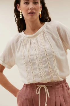 By bar Broeken*jaxx twill pants | old pink