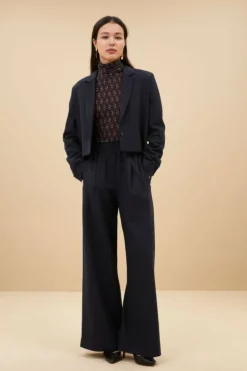 By bar Jassen*jody stripe blazer | dark navy