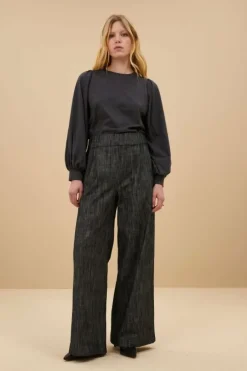 By bar Tops & Shirts*jojo jersey top | dark grey melee