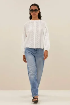 By bar Blouses*kate blouse | off white