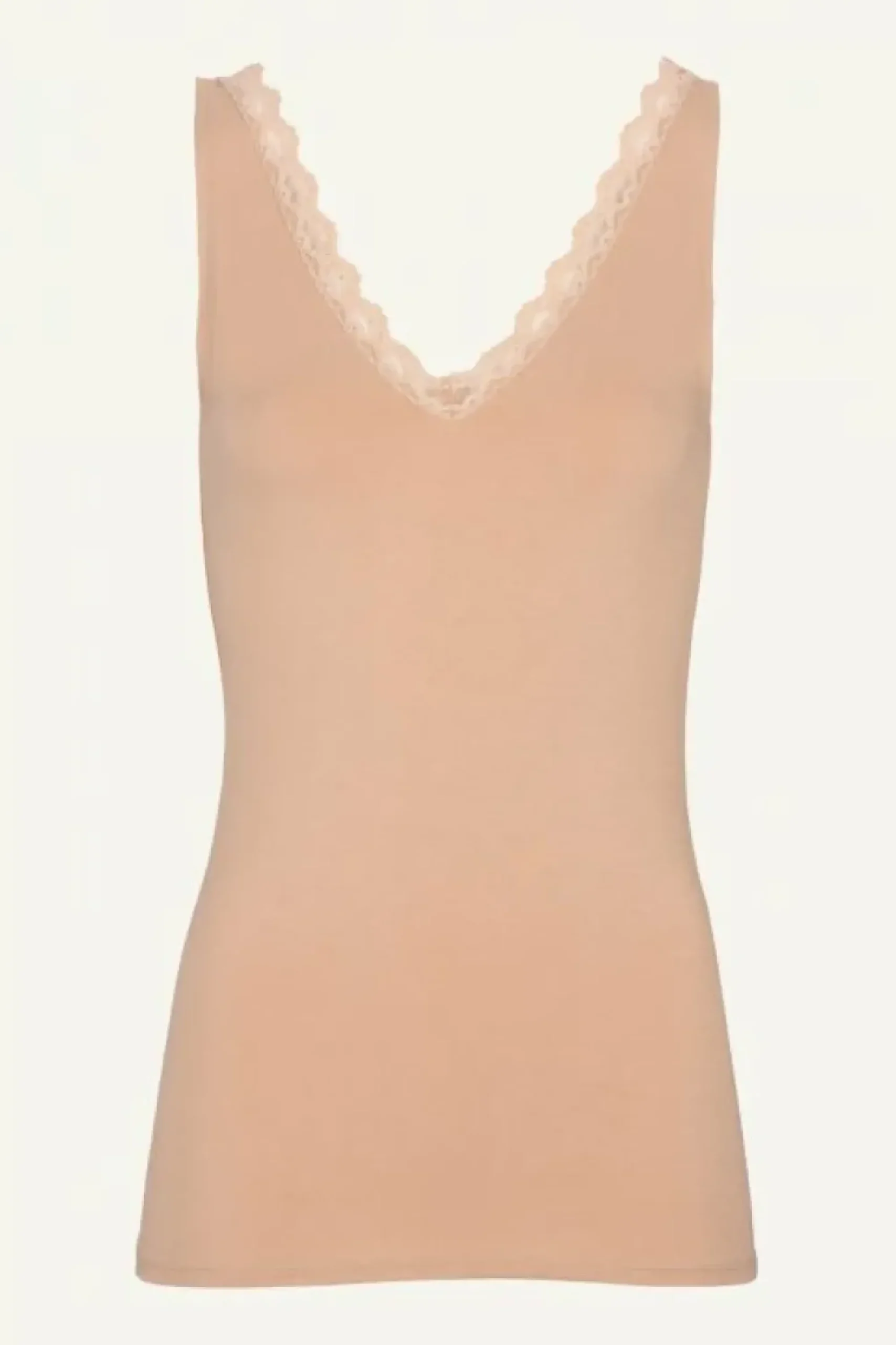 By bar Tops & Shirts*lace singlet | nude