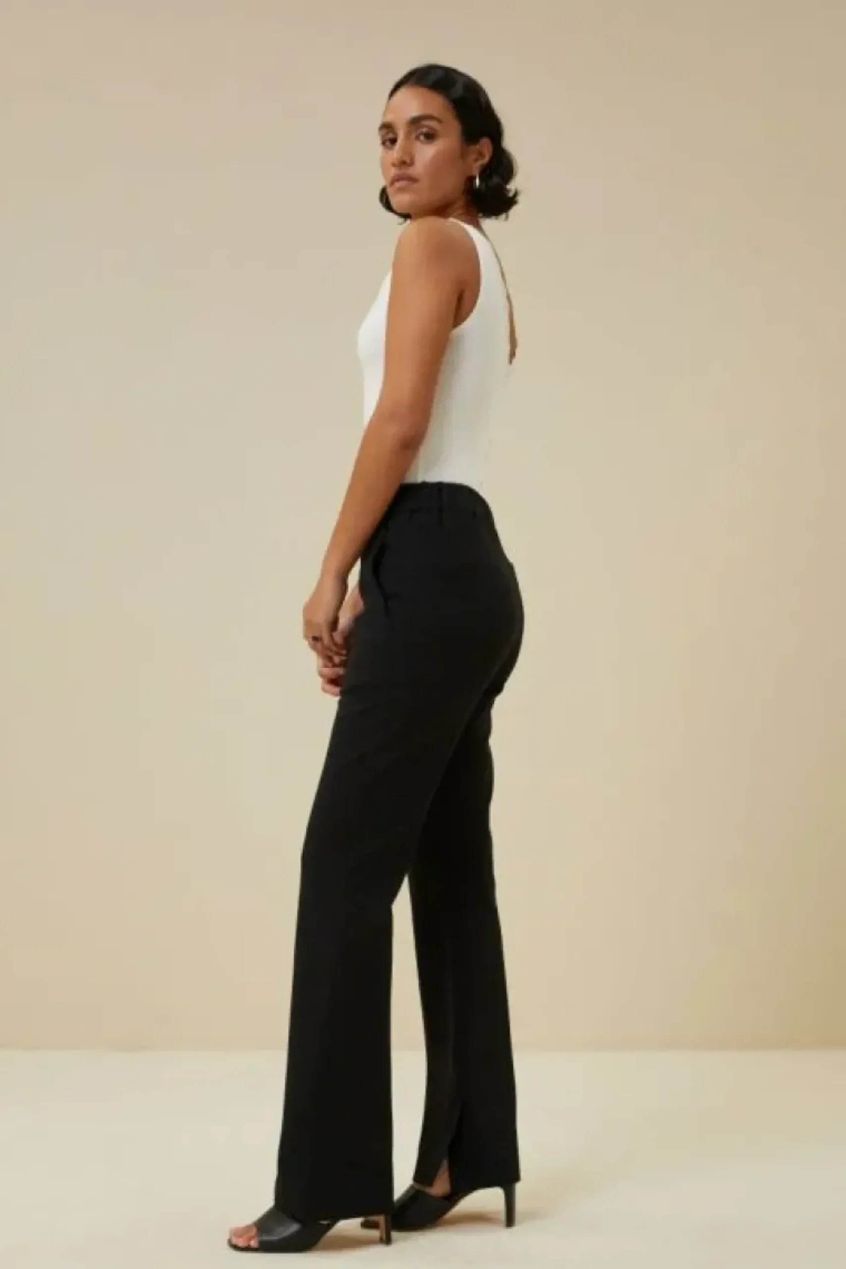 By bar Tops & Shirts*lace singlet | off white