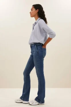 By bar Broeken*leila pant T denim | denim
