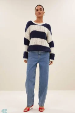 By bar Jeans|Broeken*lew glitter pants | denim