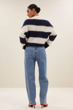 By bar Jeans|Broeken*lew glitter pants | denim