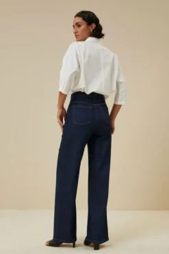 By bar Jeans|Broeken*lina pant | dark denim
