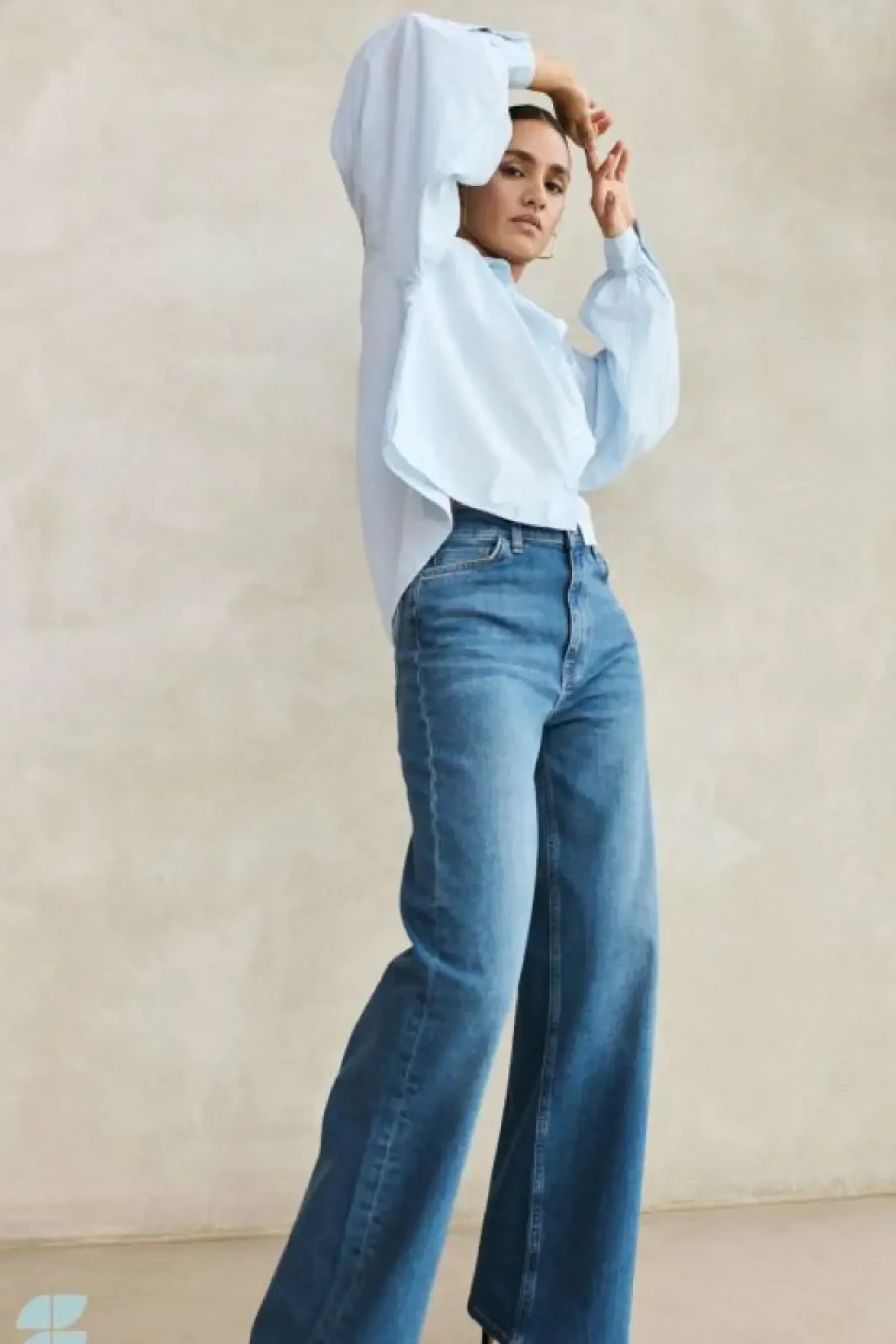 By bar Jeans|Broeken*lina pant | denim
