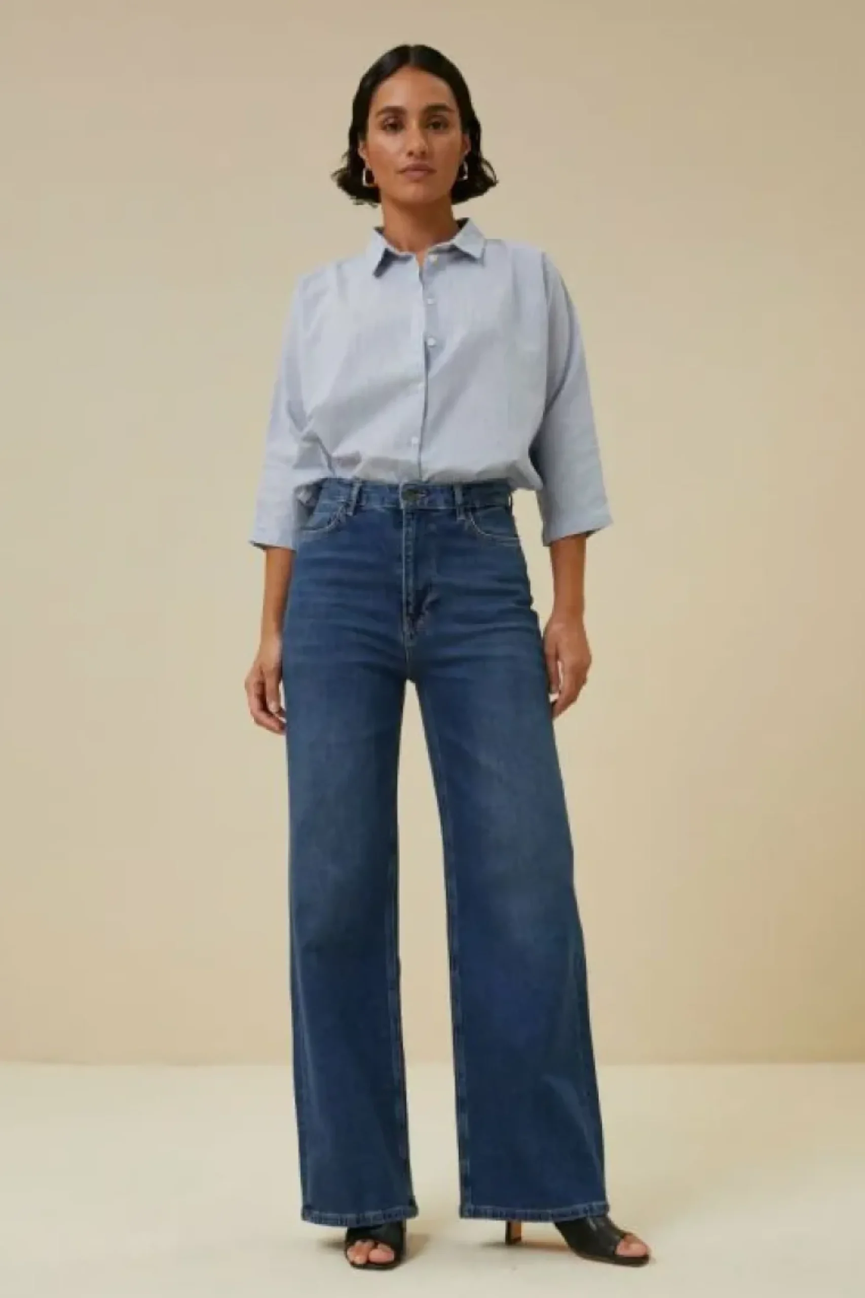 By bar Jeans|Broeken*lina pant | denim