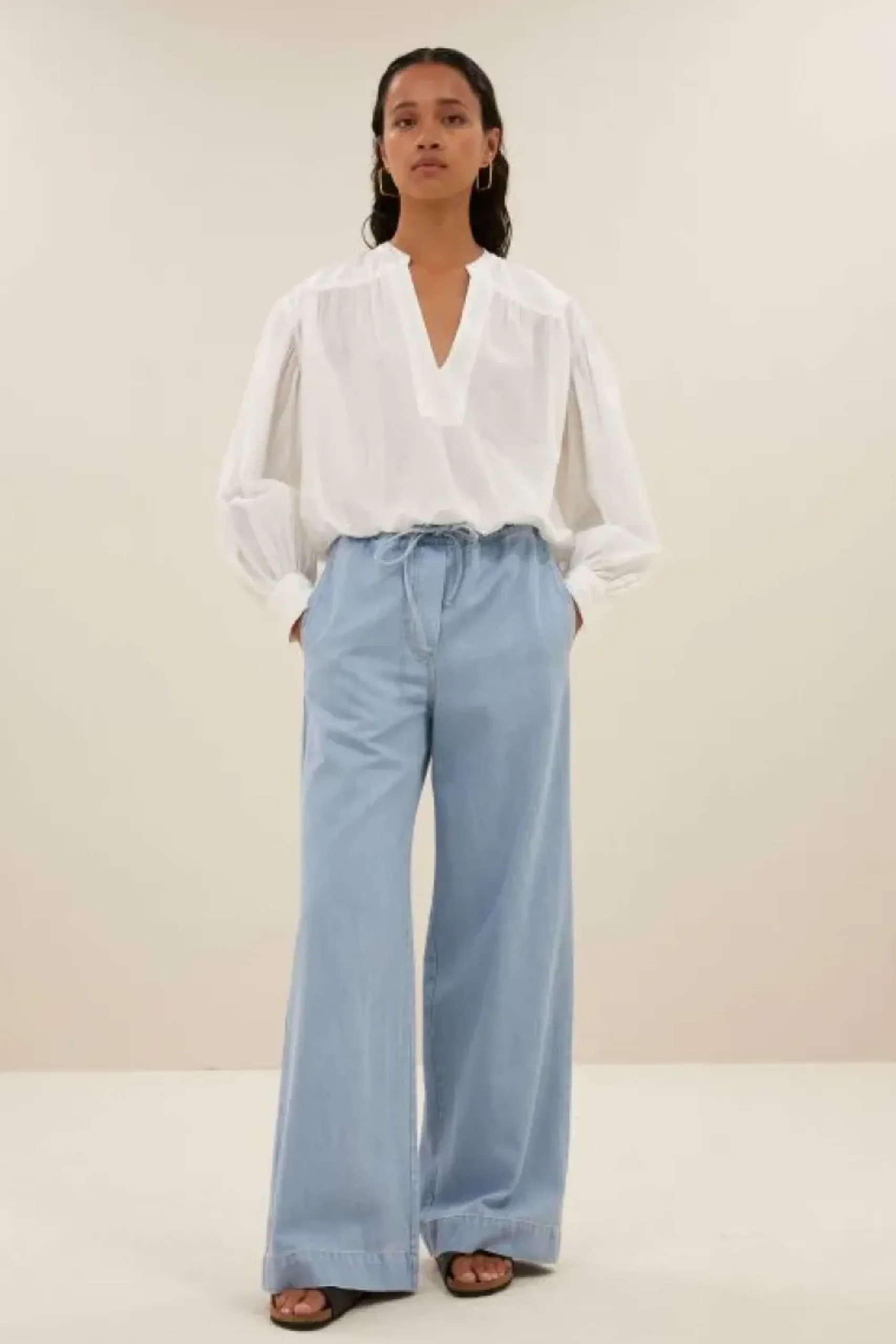 By bar Blouses*linn blouse | off white