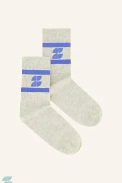 By bar Sokken*logo socks | queens blue