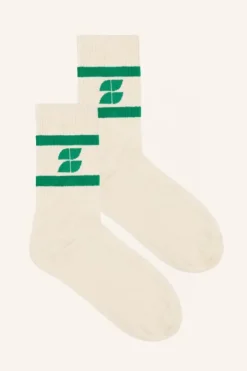 By bar Sokken*logo uni socks | spring green