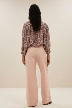 By bar Blouses*lucy cheetah blouse | pink cheetah print