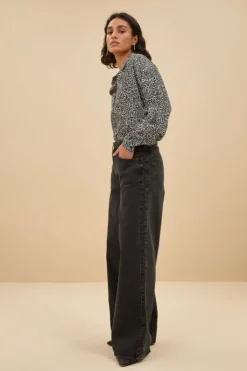 By bar Blouses*lykke calm flower blouse | calm flower print