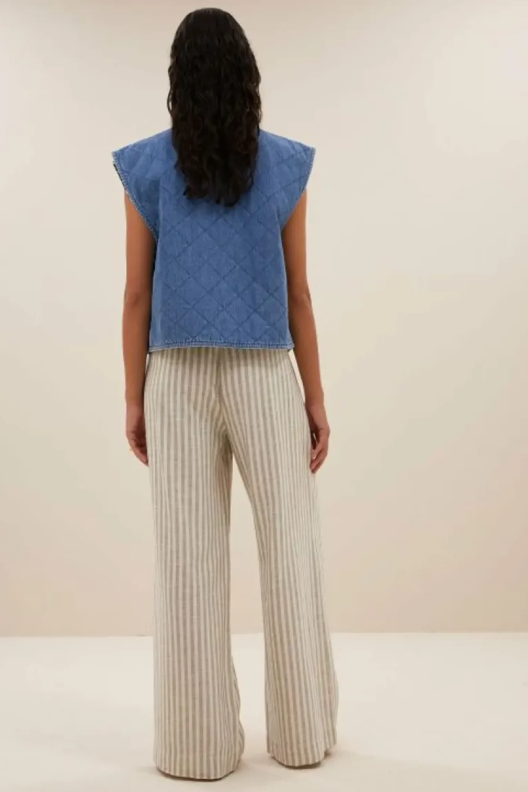 By bar Jassen*mave denim sleeveless jacket | denim