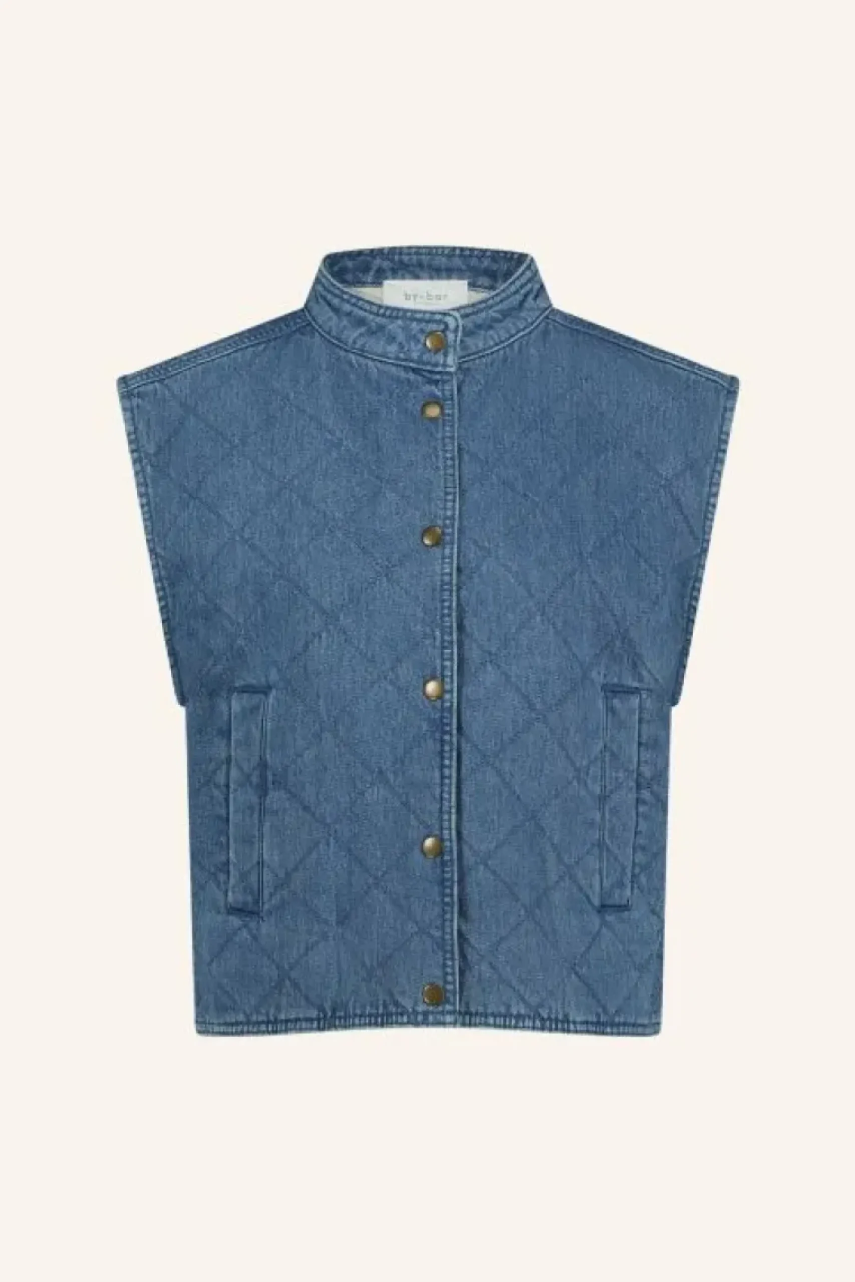By bar Jassen*mave denim sleeveless jacket | denim