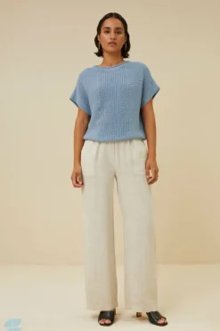 By bar Truien*max ss pullover | ocean