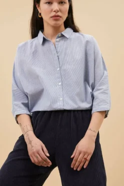 By bar Broeken*mees cord pants | midnight