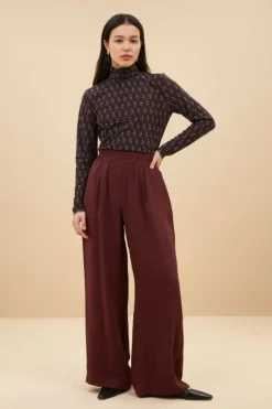 By bar Tops & Shirts*mesh paisley top | paisley dots