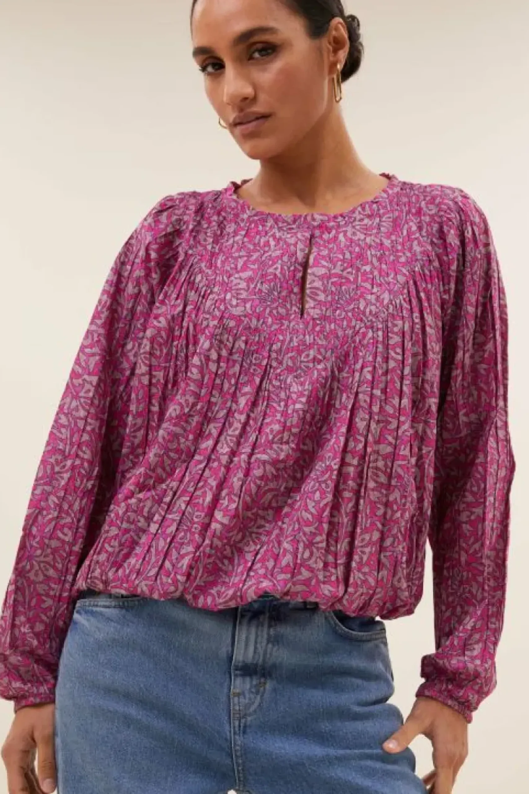 By bar Blouses*mint saree blouse | saree print