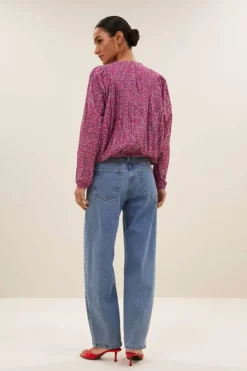 By bar Blouses*mint saree blouse | saree print