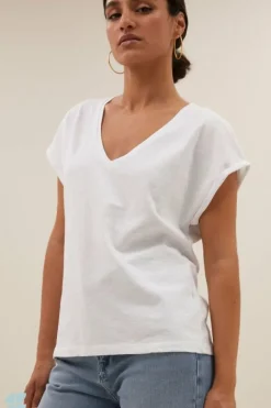 By bar Tops & Shirts*momi logo top | bright white