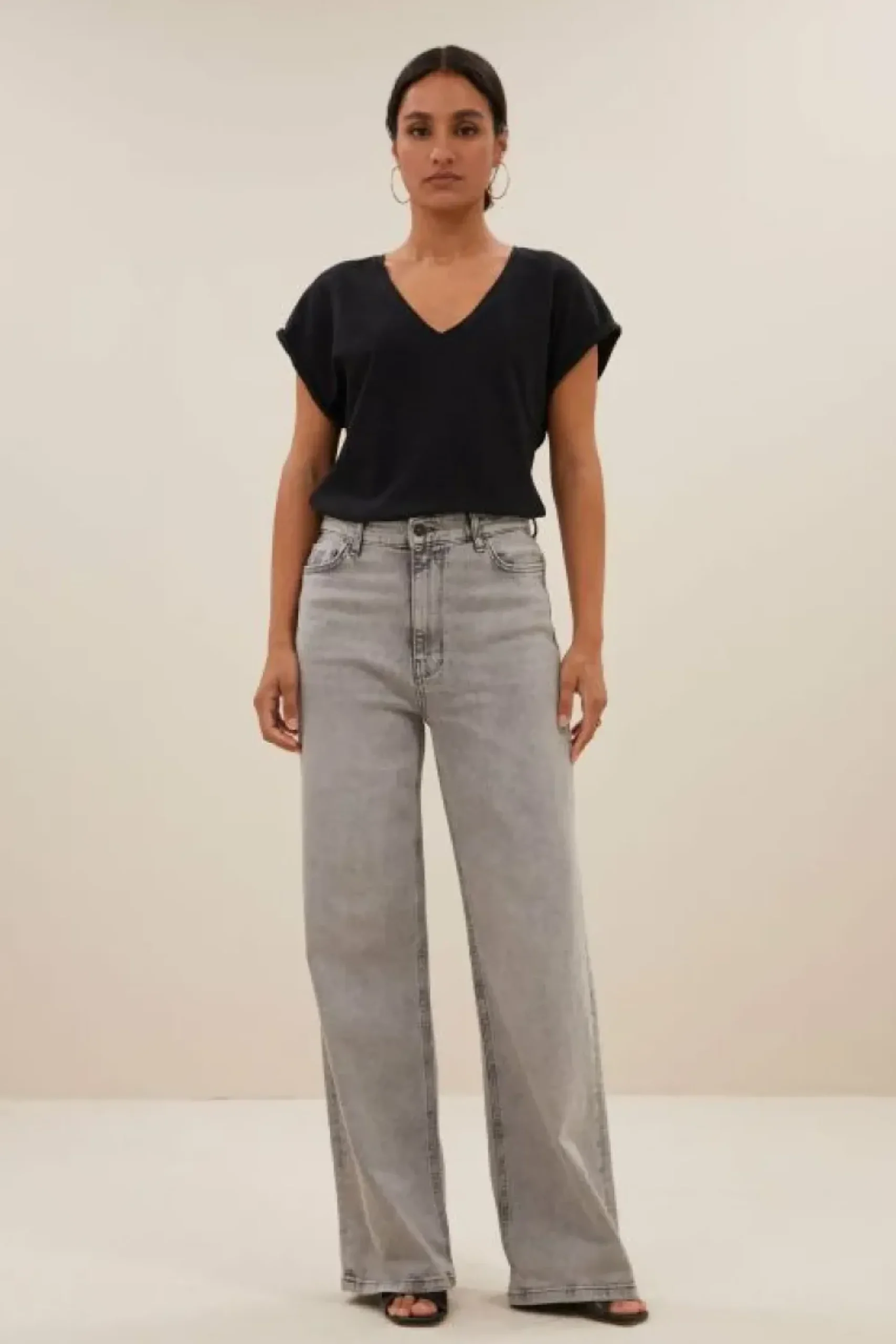 By bar Tops & Shirts*momi logo top | jet black