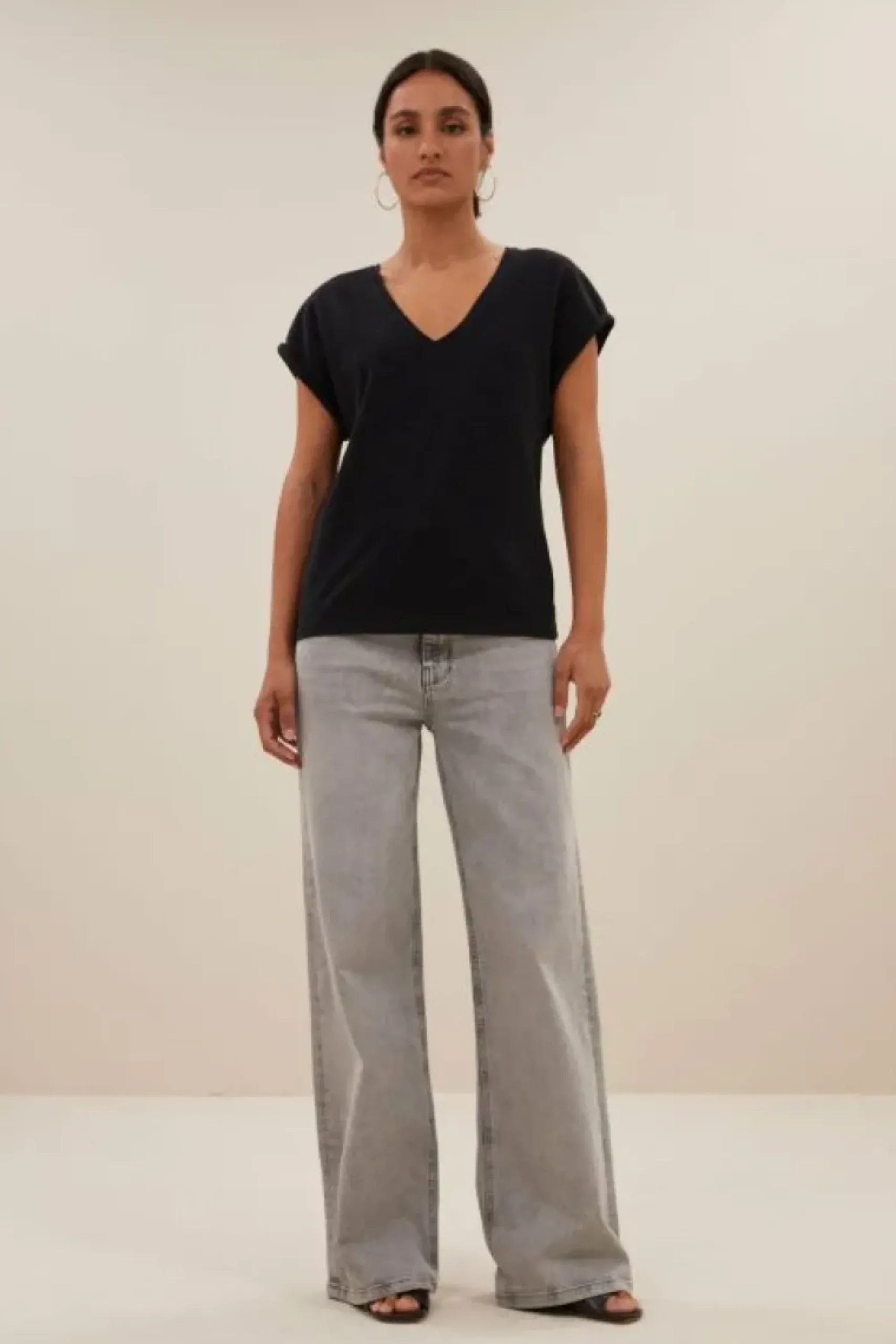 By bar Tops & Shirts*momi logo top | jet black