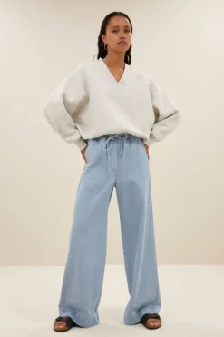 By bar Sweaters|Truien*momo sweater | light grey melee