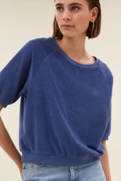 By bar Tops & Shirts*neva slub top | estate blue