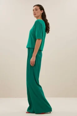 By bar Tops & Shirts*neva slub top | green lake