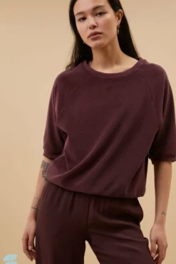 By bar Tops & Shirts*neva slub top | pecan