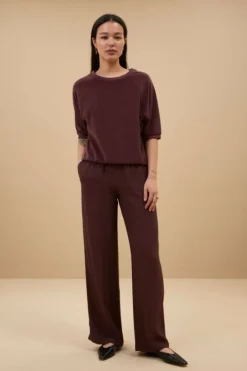 By bar Tops & Shirts*neva slub top | pecan