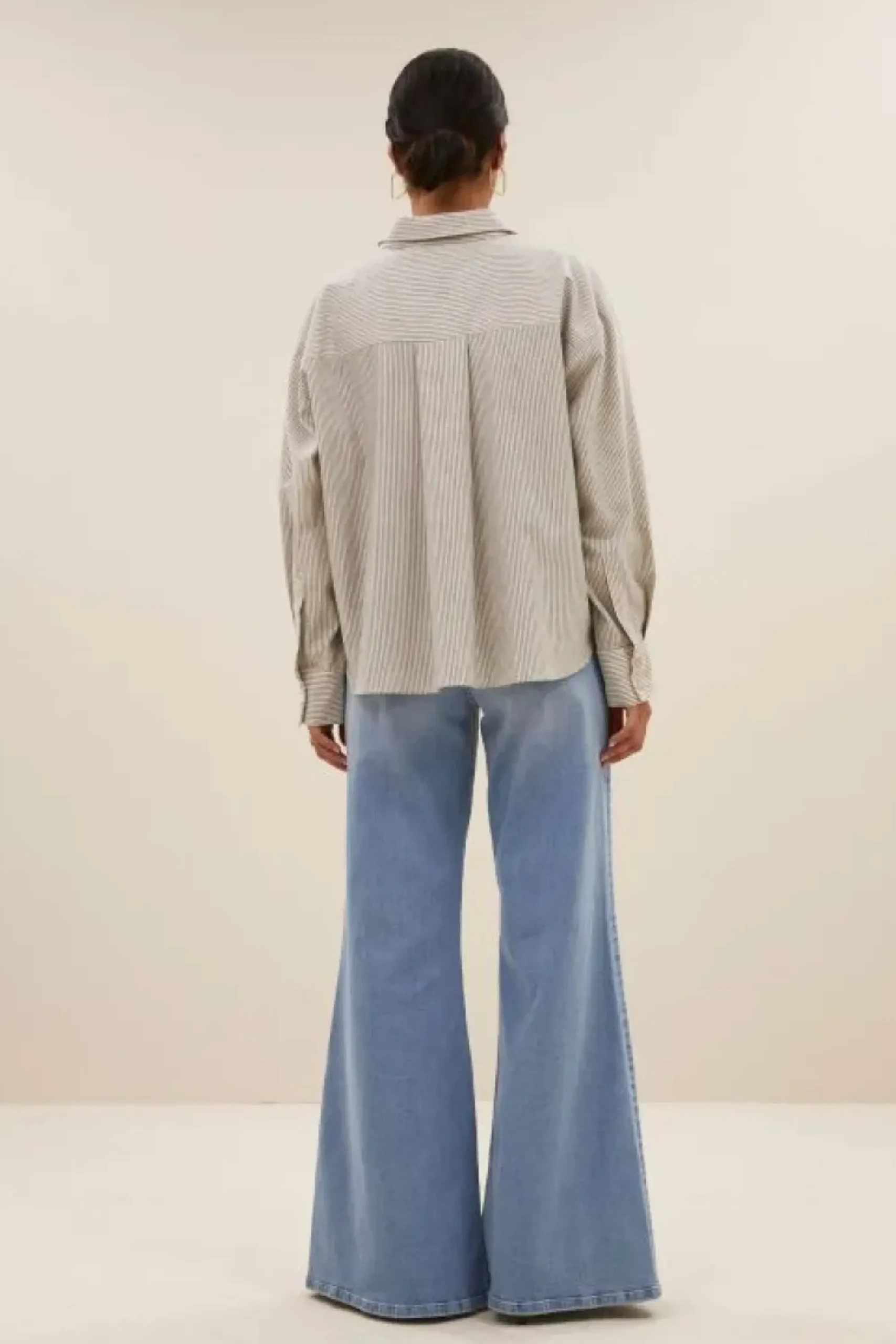 By bar Blouses*nima lurex stripe blouse | midnight