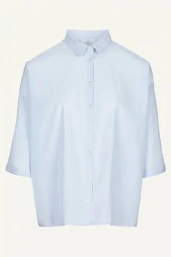 By bar Blouses*norel chambray blouse | light blue