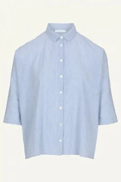 By bar Blouses*norel pin stripe blouse | indi grey