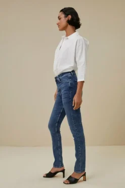 By bar Blouses*norel poplin blouse | white